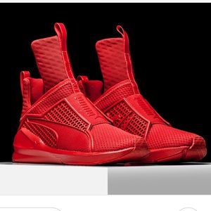 Fenty x Puma Red Trainers
